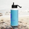 Stainless steel water bottle with a straw lid DD.D - Image 3